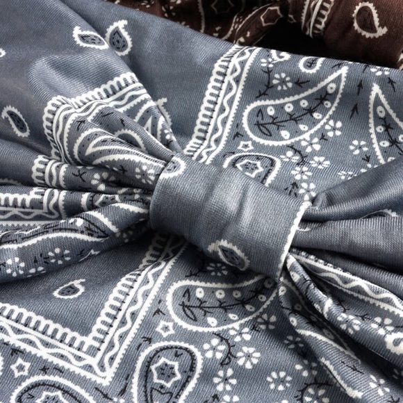 Bohemian Retro Yoga Headband For Fitness, Running Elastic Wide Headband - Picture 5 of 6